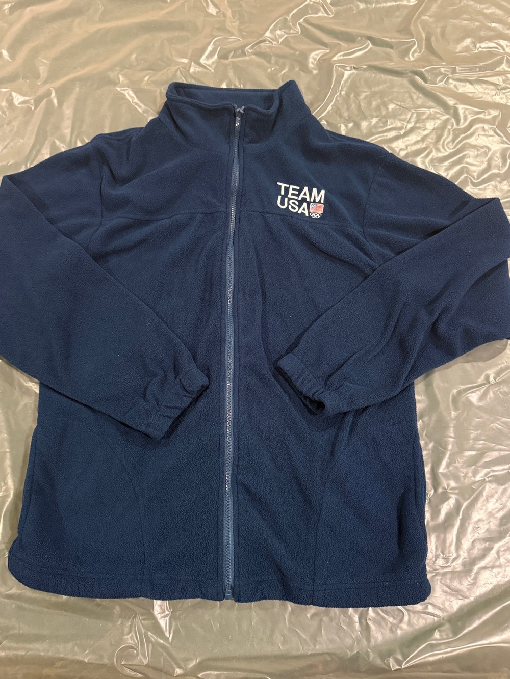 Team USA Olympics Blue Fleece Jacket